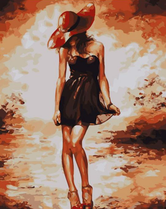 Classy Lady Painting by Numbers