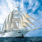 Cloudy Sky & Ship Paint by Numbers