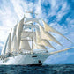 Cloudy Sky & Ship Paint by Numbers