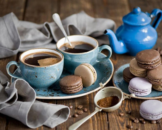 Coffee & Macrons Paint by Numbers