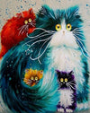 Colorful Cats Paint by Numbers