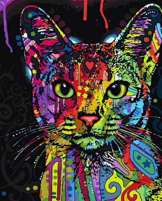 Cat Paint by Numbers