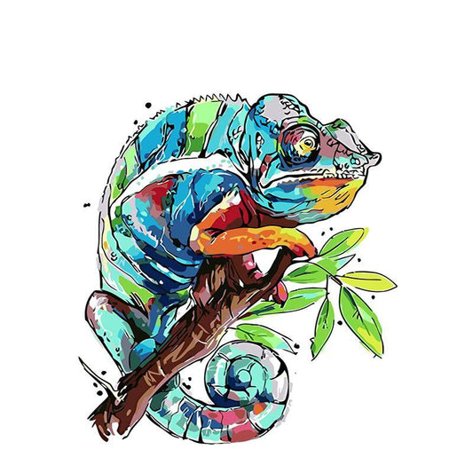 Chameleon Paint by Numbers