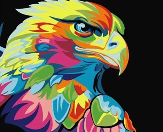 Colorful Eagle Paint by Numbers