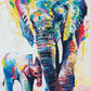 Colorful Elephant Paint by Numbers