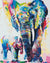 Colorful Elephant Paint by Numbers