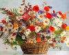 Colorful Flowers Basket Paint by Numbers