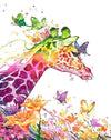 Colorful Giraffe &amp; Flowers Painting Kit