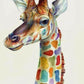 Colorful Giraffe Paint by Numbers