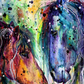 Horses Fantasy Paint by Numbers