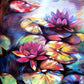 Colorful Lotus Paint by Numbers