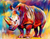 Rhinoceros Paint by Numbers Kit