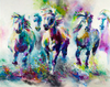 Colorful Horses Paint by Numbers