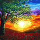 Colorful Sky Paint by Numbers