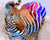 Colorful Zebra Paint by Numbers