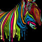 Abstract Zebra Paint by Numbers