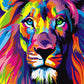 Lion Paint by Numbers 