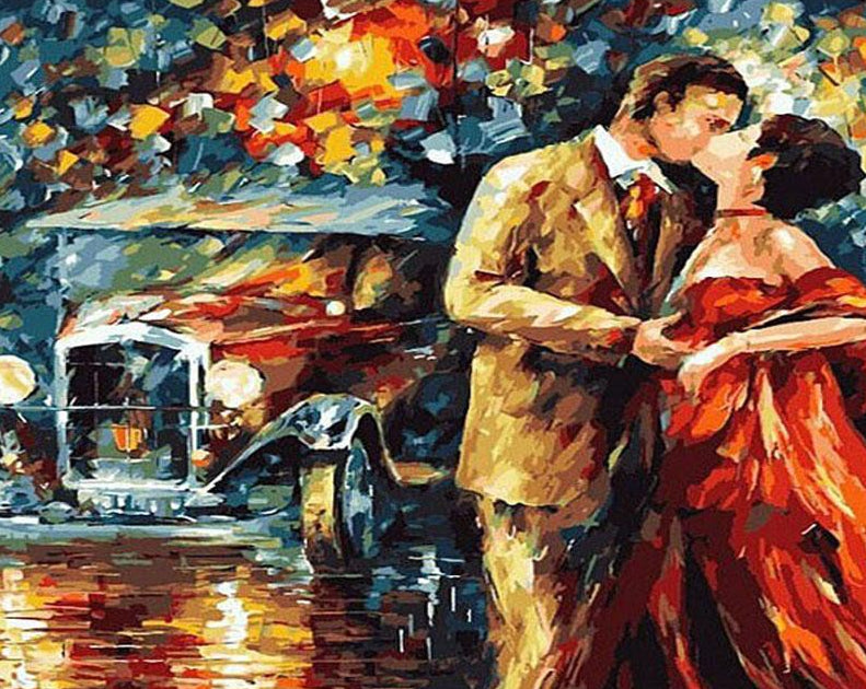Couple Kiss Paint by Numbers