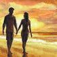 Couple on Beach Painting by Numbers