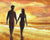 Couple on Beach Painting by Numbers