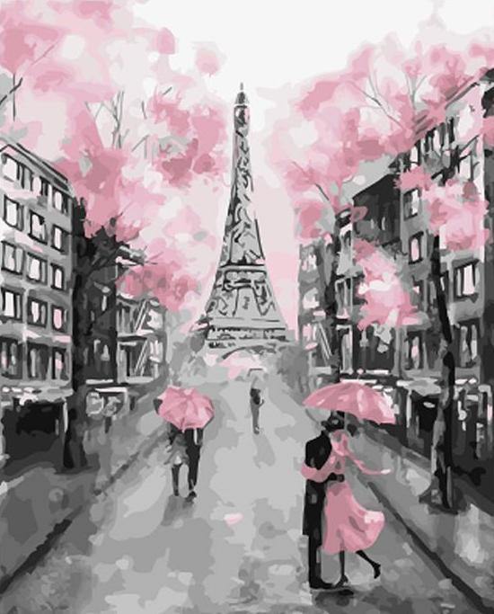 Eiffel Tower Paint by Numbers