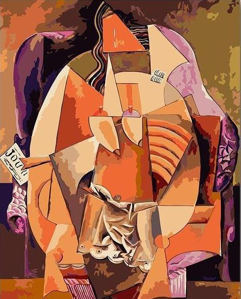 Cubism Painting Paint by Numbers