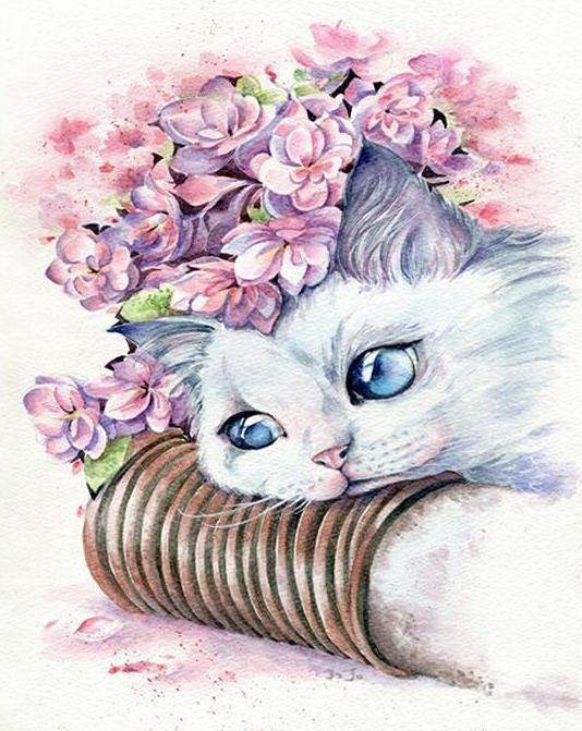 Cute Cat Paint by Numbers