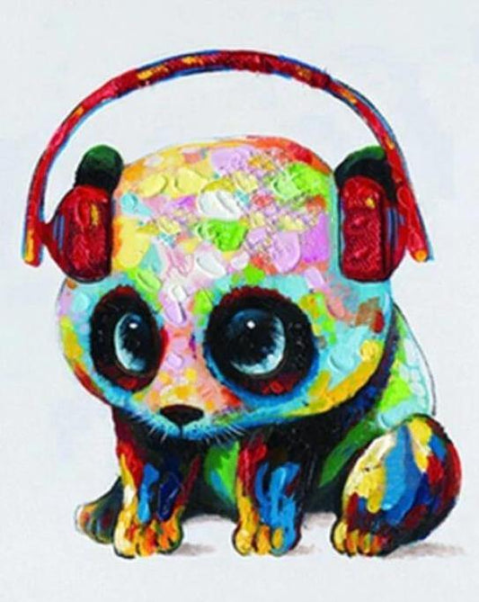 Cute Panda Paint by Numbers