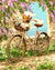 Daisy Basket on Bicycle Paint by Numbers