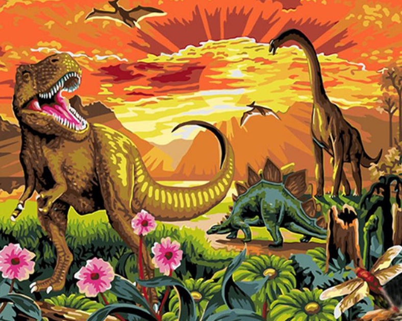 Dinosaurs DIY Painting Kit