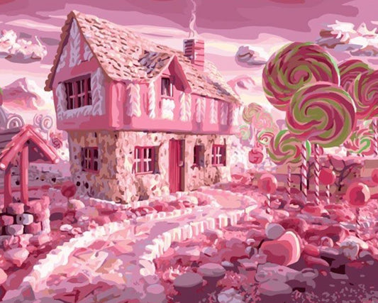 Candy House Paint by Numbers