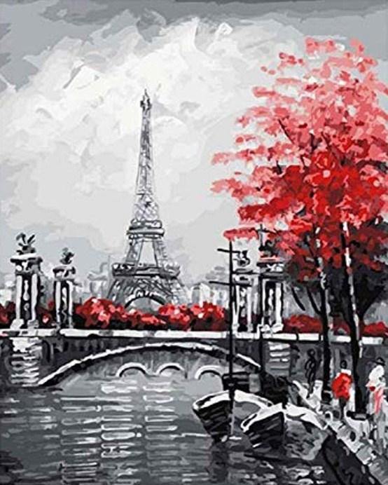 Eiffel Tower Paint by Numbers