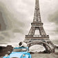 Eiffel Tower & Couple Paint by Numbers