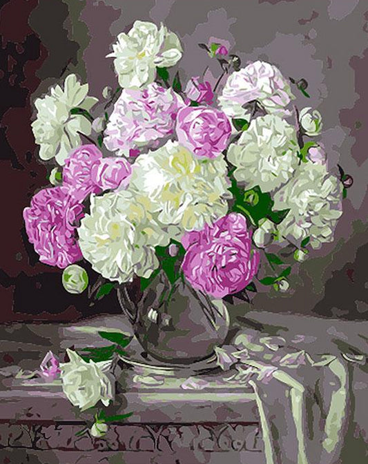 Elegant Flowers Paint by Numbers