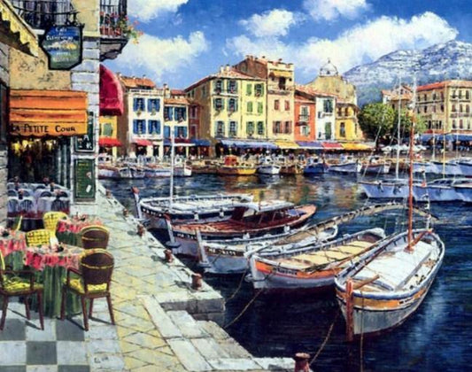 Italian Landscape Paint by Numbers