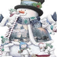 Fantasized Snowman Paint by Numbers
