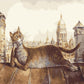 Cat on Roof Paint by Numbers