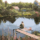 Fishing Man Paint by Numbers