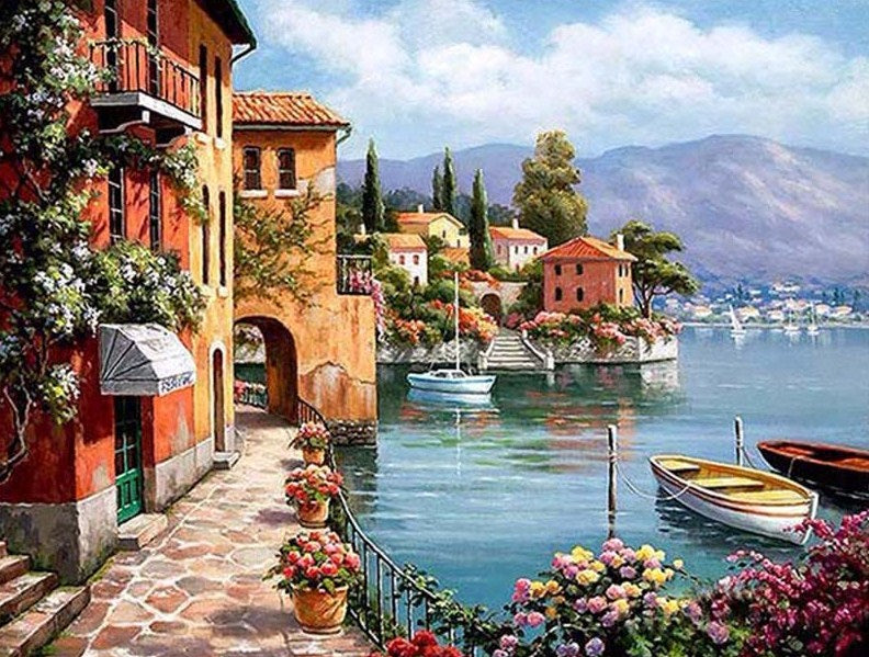 Beautiful Scenery Paint by Numbers