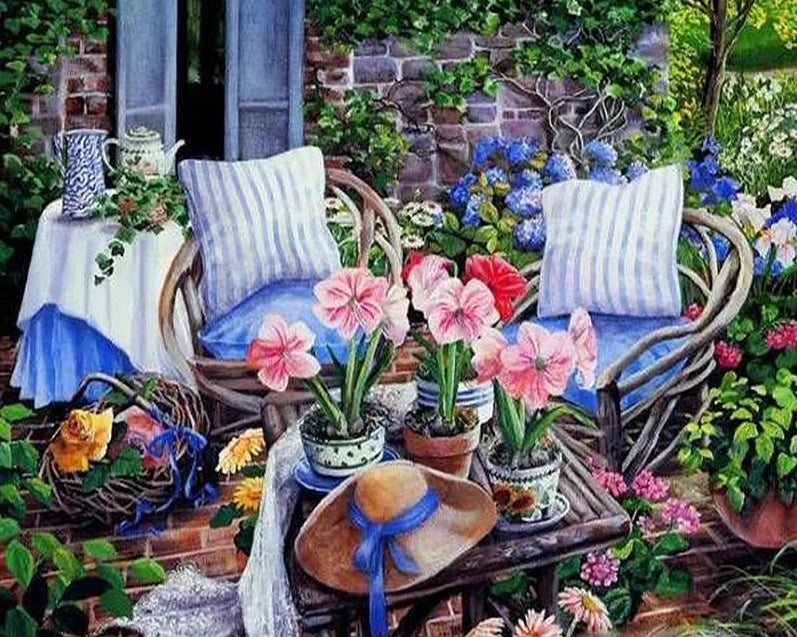 Beautiful Flowers Paint by Numbers