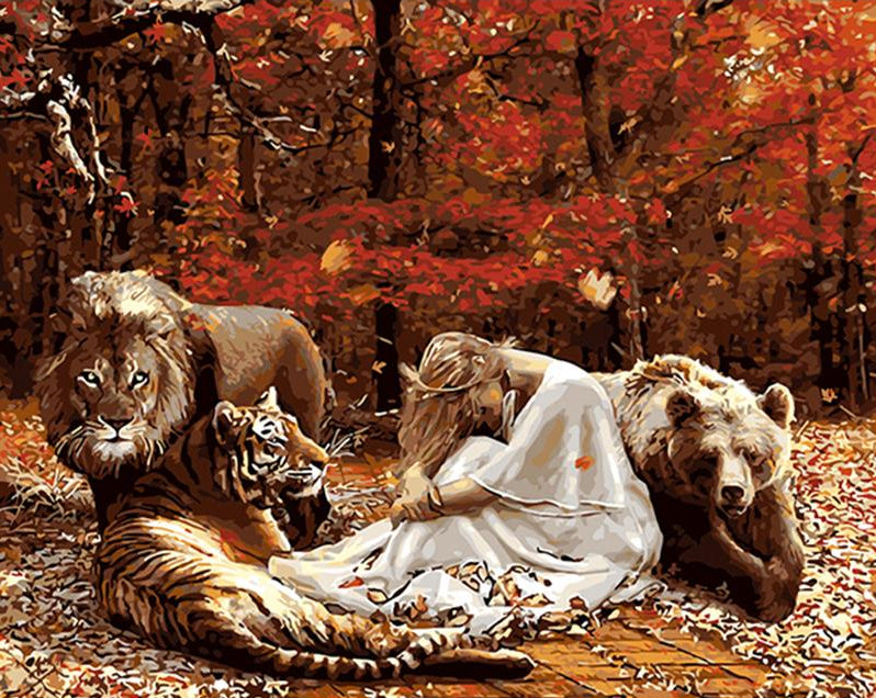Forest Queen Paint by Numbers