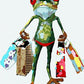Funny Frog Shopping Paint by Numbers
