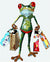 Funny Frog Shopping Paint by Numbers
