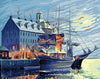 Ship at Harbor Paint by Numbers