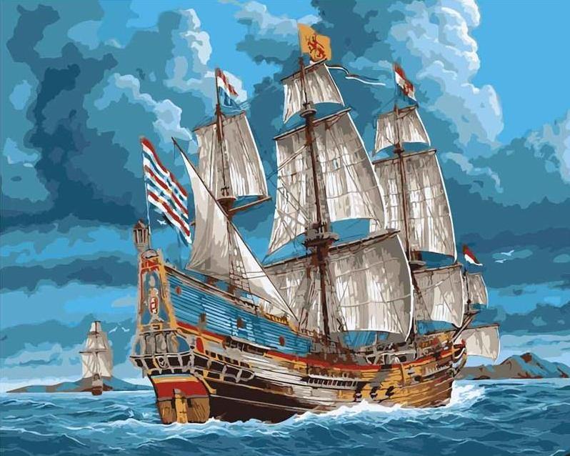 Giant Ship Paint by Numbers