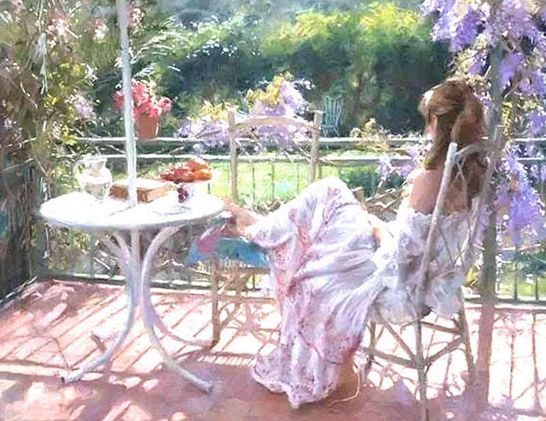 Girl Sitting Paint by Numbers 