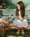 Girl &amp; Cat Paint by Numbers