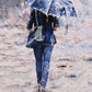 Girl in Rain Painting by Numbers