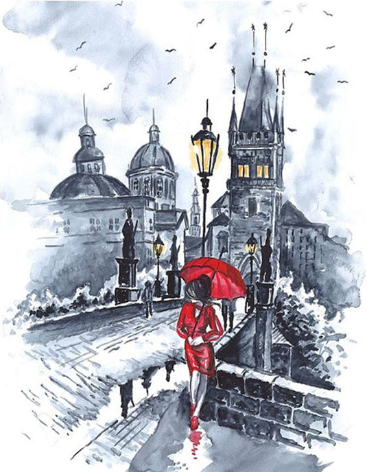 Vintage City Paint by Numbers