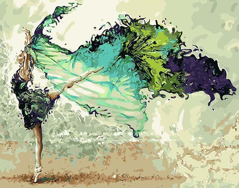 Dancing Girl Paint by Numbers